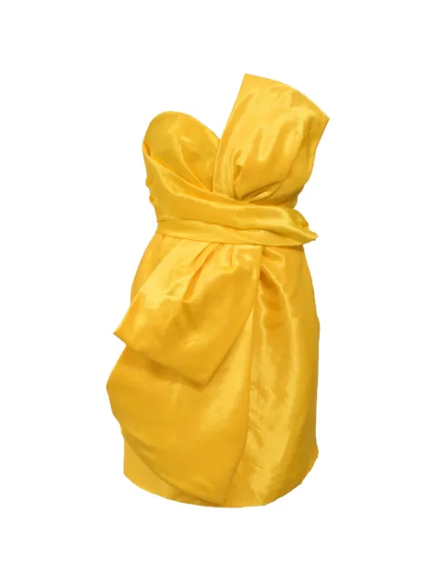 Moschino Pre-Owned Couture bow-detail dress Yellow TONPUHKCL398915W