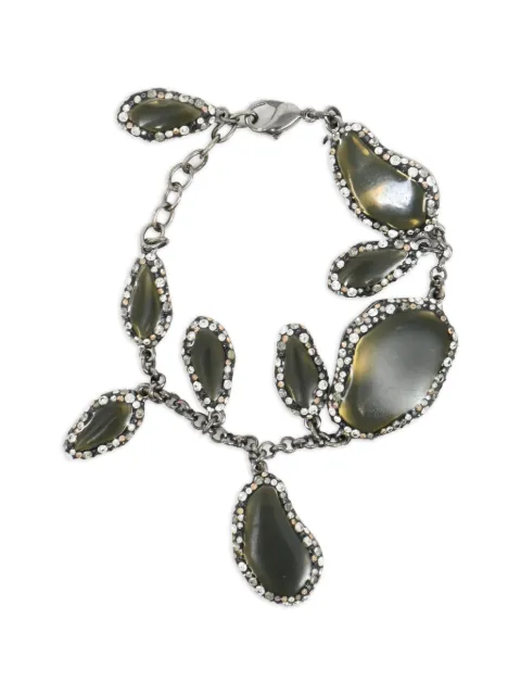 Swarovski Vintage Rhinestone crystal-embellished bracelet Silver TONPUHKJE463263W