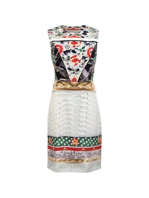 Mary Katrantzou printed sleeveless dress White NAPPUHKCL458658W