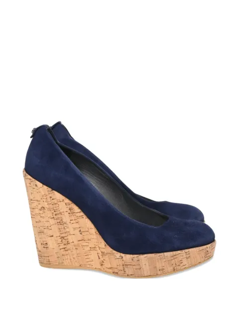 Stuart Weitzman Corkswoon wedge pumps Blue NAPPUHKSH410214W