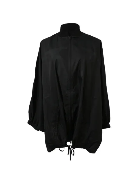Valentino Garavani Pre-Owned drawstring waist bomber jacket Black NAPPUHKCL400513W