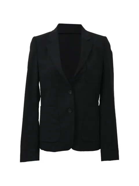Kenzo Pre-Owned single-breasted pocket blazer Black NAPPUHKCL448390W