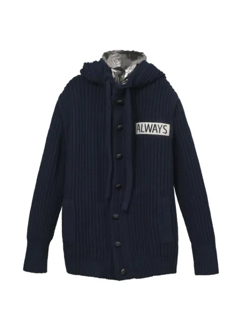 Valentino Garavani Pre-Owned All Ways metallic-hood jacket Blue MRPPUHKCL370060M