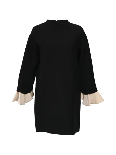 Valentino Garavani Pre-Owned bell-sleeved shift dress Black NAPPUHKCL422293W