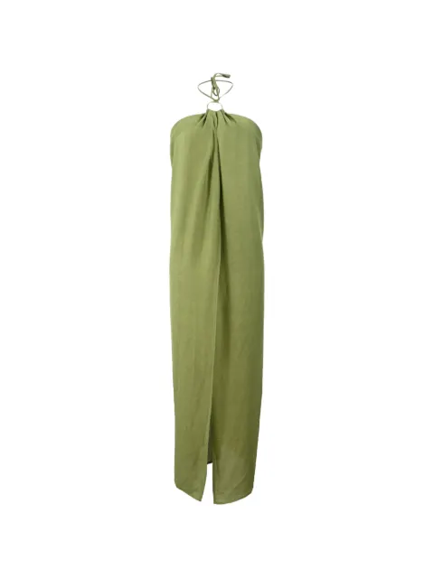 Cult Gaia Sarah halter neck top Green NAPPUHKCL454403W