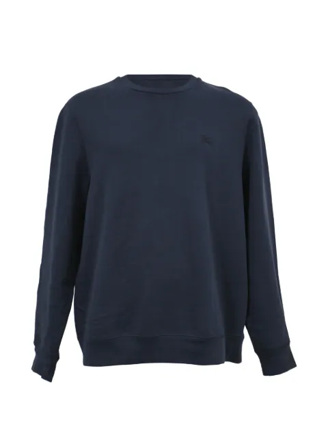 Burberry Pre-Owned embroidered logo sweater Blue MRPPUHKCL459513M