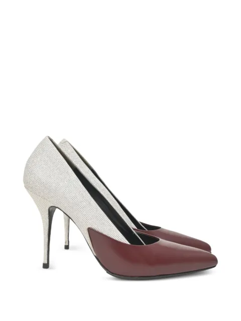 Pre-Owned Alexander Wang two-tone pointed-toe pumps Neutrals TONPUHKSH373526W