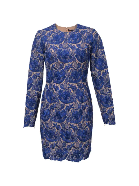 Stella McCartney Pre-Owned Celia lace dress Blue NAPPUHKCL370556W
