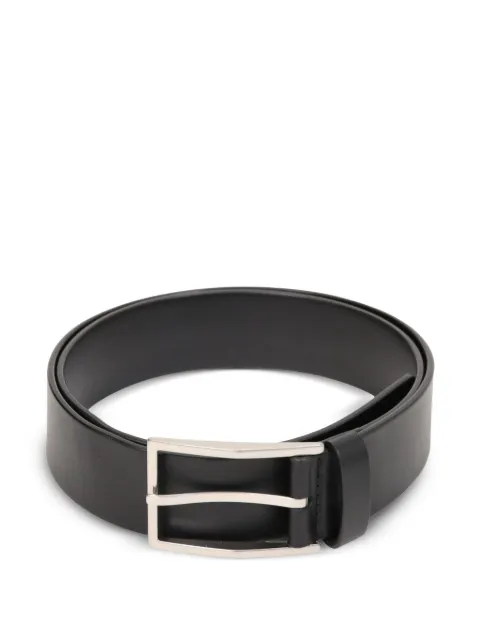 Bottega Veneta Pre-Owned Basic leather belt Black MRPPUHKAC451502M