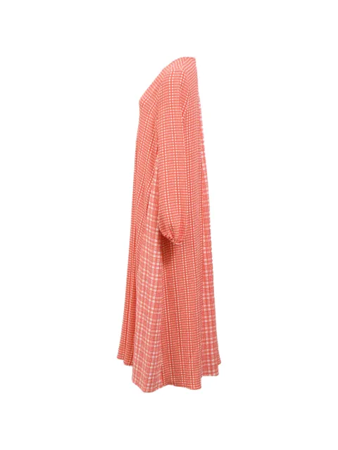Stine Goya Leila plaid dress Orange NAPPUHKCL464413W