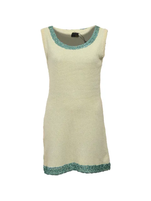 Fendi Pre-Owned Knitted sleeveless dress Neutrals TONPUHKCL423355W