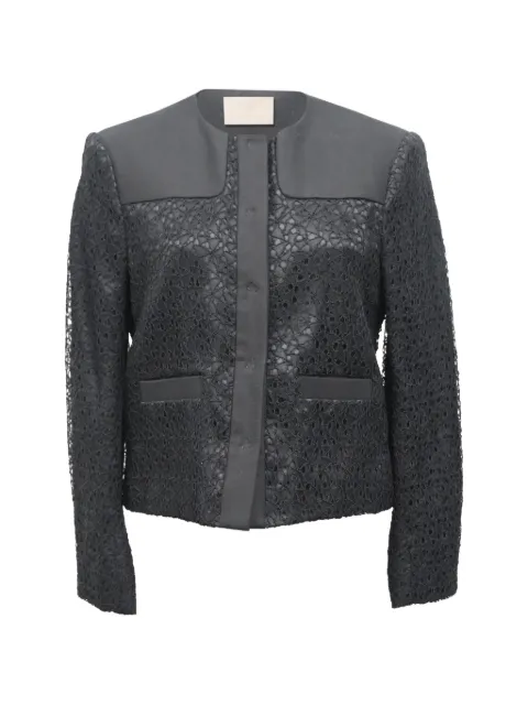 Jason Wu Lace-detail single-breasted blazer Black TONPUHKCL463544W