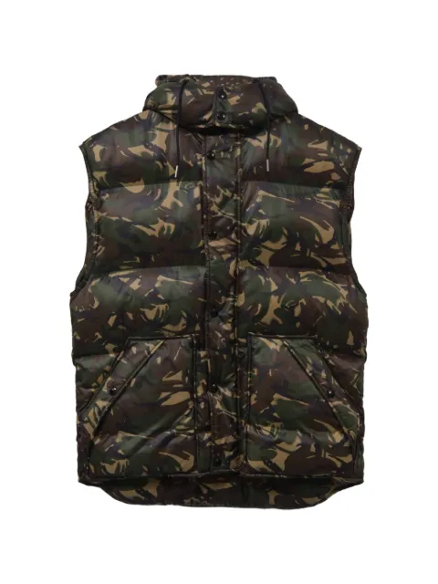 Celine Pre-Owned camouflage quilted vest Green MRPPUHKCL368618M