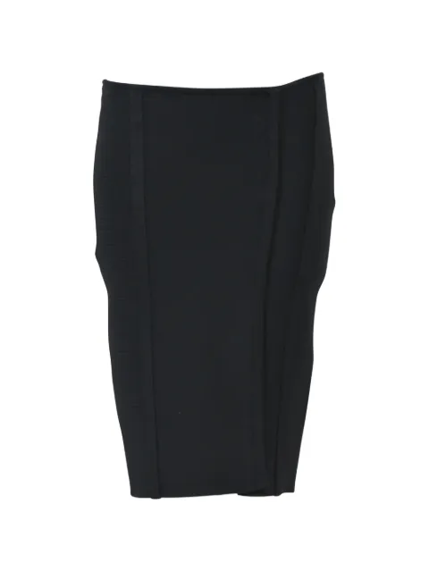 Hervé Léger Pre-Owned panelled pencil skirt Black NAPPUHKCL372017W