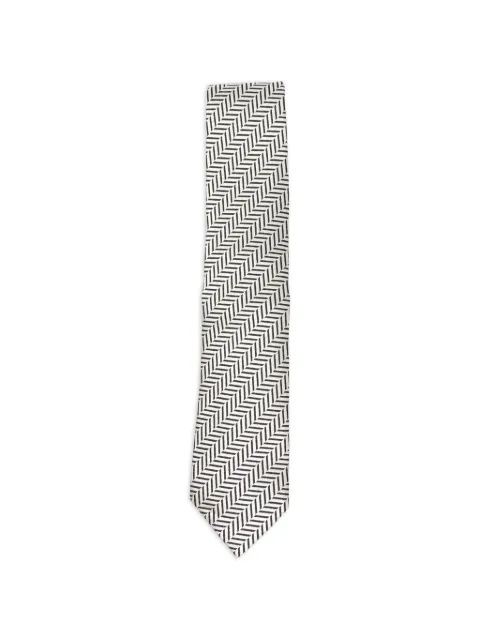 TOM FORD silk tie White STE001S0353