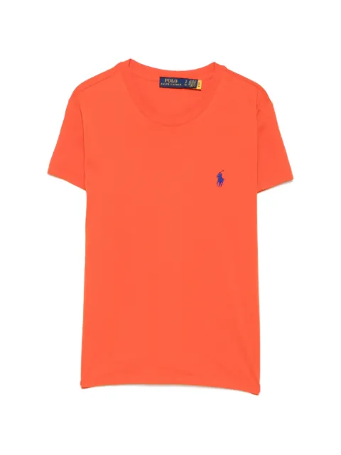 Polo Ralph Lauren embroidered-logo T-shirt Orange 211B14605