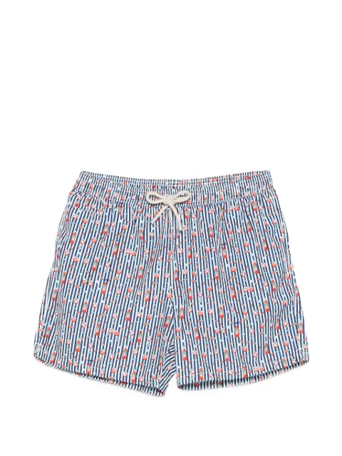 MC2 Saint Barth Lighting Micro Fantasy striped swim shorts Blue LIGHTINGMIC
