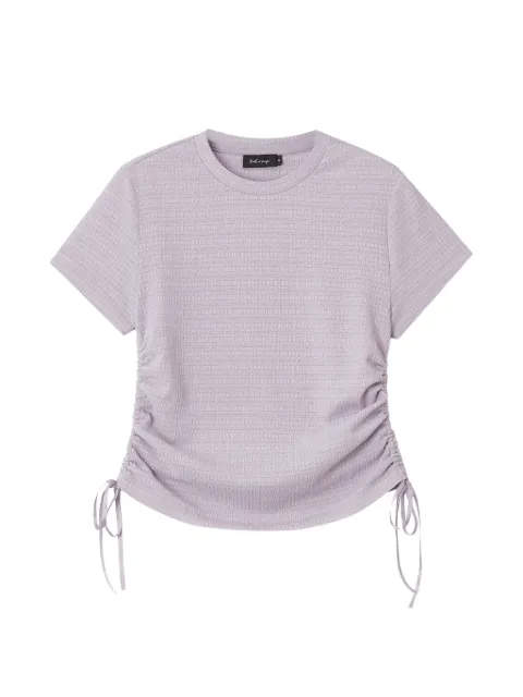 tout a coup ruched T-shirt Purple M636AU6