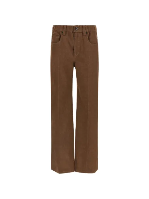 Brunello Cucinelli Monile garment-dyed jeans Brown MP134P4108C007