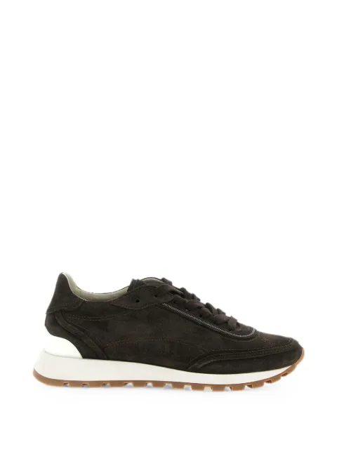 Brunello Cucinelli Monili suede sneakers Brown MZSFG3318C9795