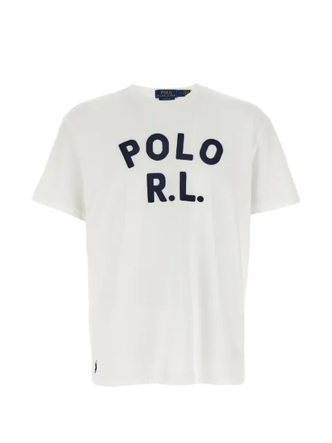 Polo Ralph Lauren logo-patch T-shirt White 710B20222003