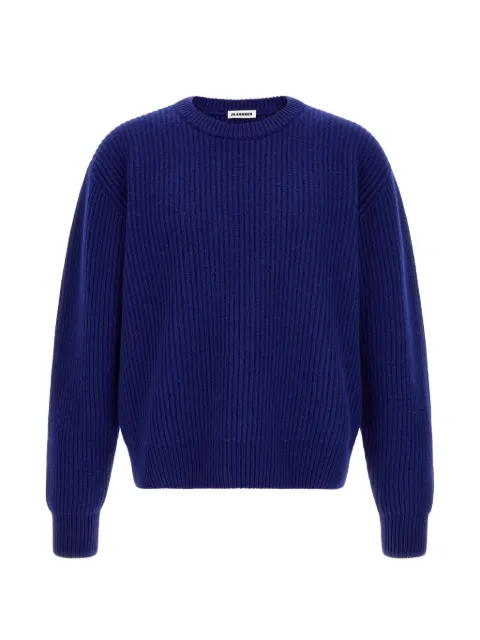 Jil Sander Fisherman's Rib sweater Blue J22GP0305J14848419