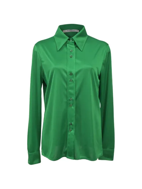 Givenchy Pre-Owned buttoned long-sleeve shirt Green NAPPUHKCL399135W