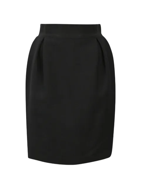 Giambattista Valli Vintage pleated pencil skirt Black NAPPUHKCL397999W