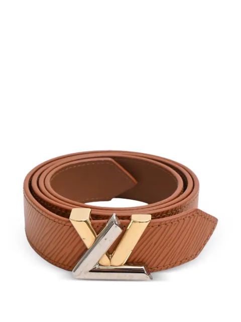 Louis Vuitton Pre-Owned 2010s Twist Epi belt Brown RFCPUHKAC737291W