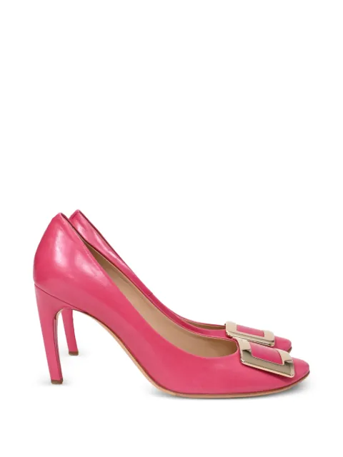 Roger Vivier Vintage Trompette buckle pumps Pink NAPPUHKSH424923W