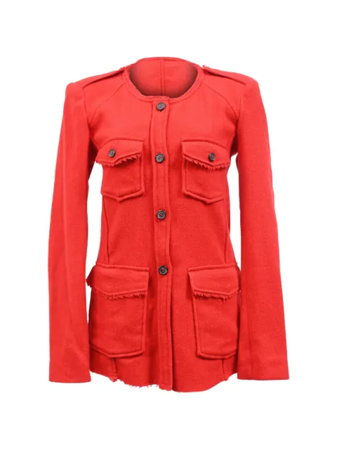 Isabel Marant Vintage buttoned pockets jacket Red NAPPUHKCL463855W