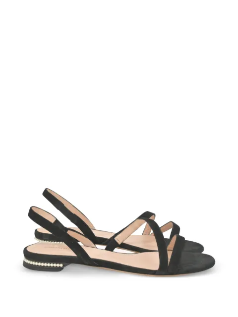Nicholas Kirkwood Casati pearl-embellished sandals Black NAPPUHKSH376763W