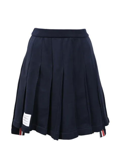Thom Browne Classic Loopback pleated skirt Blue NAPPUHKCL454415W