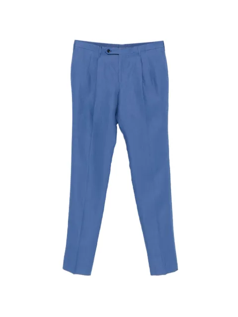 Rota pleated pressed-crease trousers Blue 101016