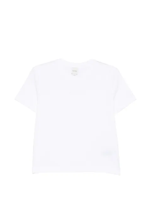 Calvin Klein logo-embroidered T-shirt White LV044C905GYAA