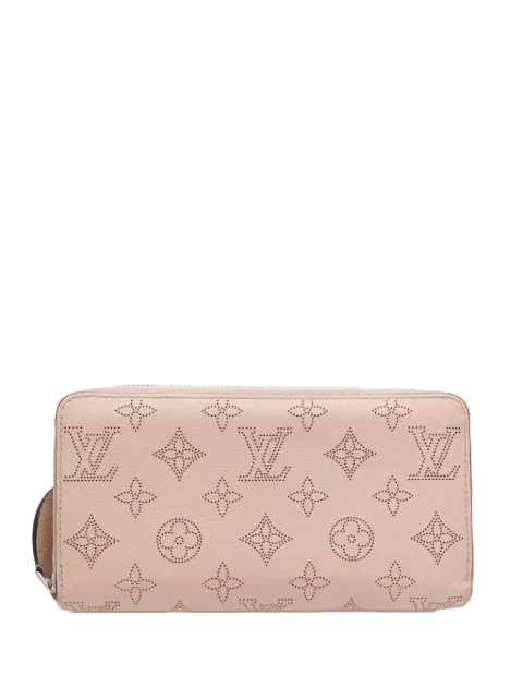 Louis Vuitton Pre-Owned 2018 Monogram Mahina Zippy Wallet long wallets Pink 2B0VG38UC4TCZW0E