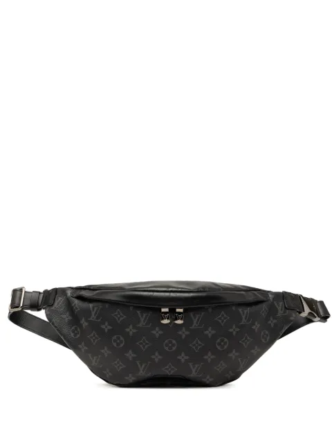 Louis Vuitton Pre-Owned 2019 Monogram Eclipse Discovery Bumbag PM belt bag Black DMU727DMOYKCGJOA