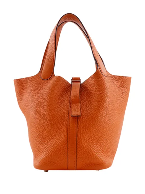 Hermès Pre-Owned 2004 Clemence Picotin 18 handbag Orange N7KEFKHVYE447DGM