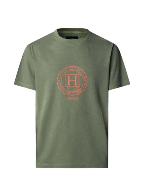 Hackett London Heritage logo-print T-shirt Green HM5000087