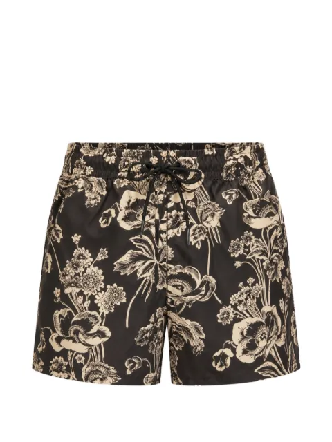 COMMAS floral-print swim shorts Black HS26C004597