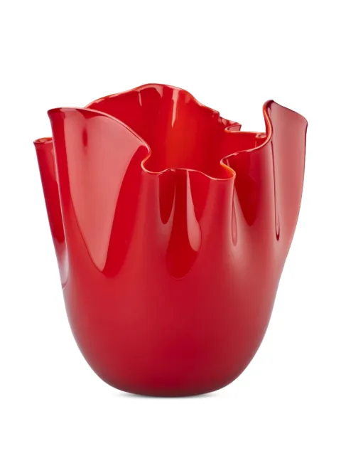Venini medium Fazzoletto vase Red 70002