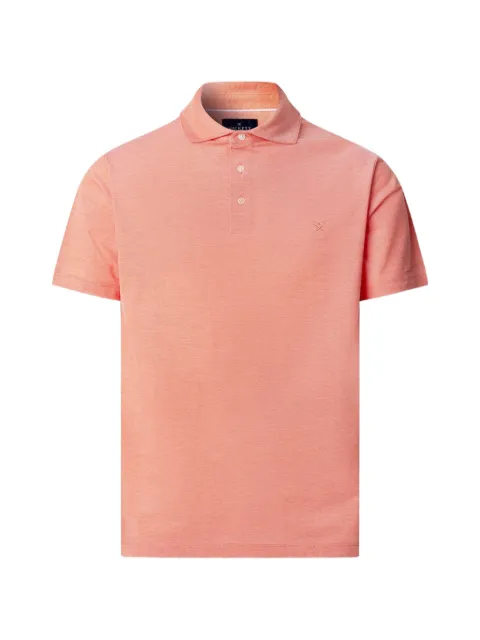 Hackett London embroidered-logo polo shirt Orange HM5600139