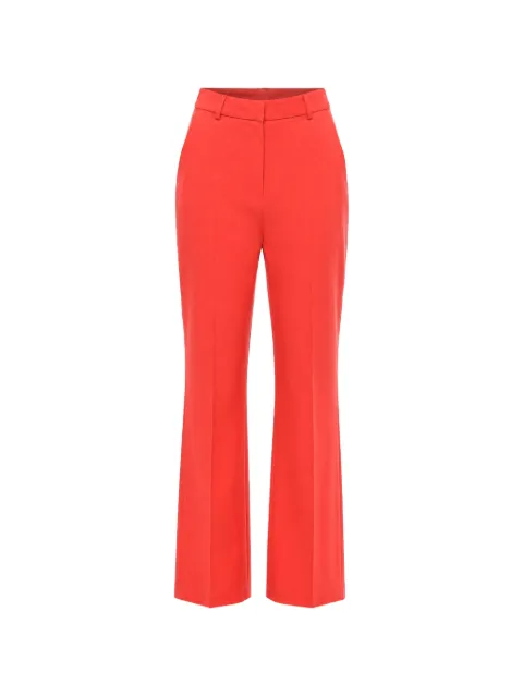 David Koma high-waist wool pants Red AW22DK49TRWORE