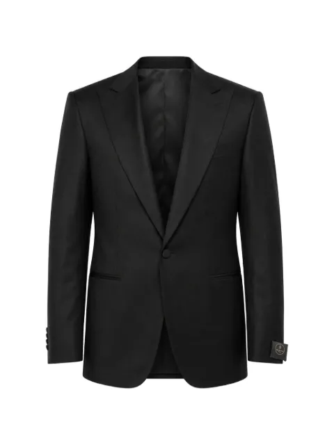 Corneliani Mantua peak-lapel blazer Black 8168080087122015