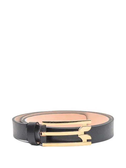 Victoria Beckham logo-buckle belt Black B425AAC007031A