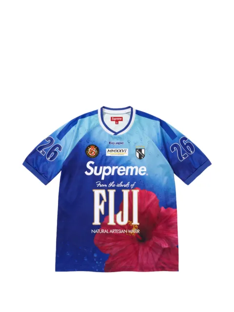 Supreme graphic-print Fiji T-shirt Blue SU27502