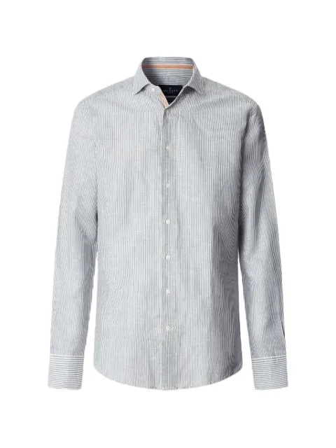 Hackett London Bengal stripe-print shirt White HM3010615