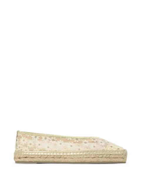 Castañer Paoli floral-embroidered espadrilles Neutrals 026167