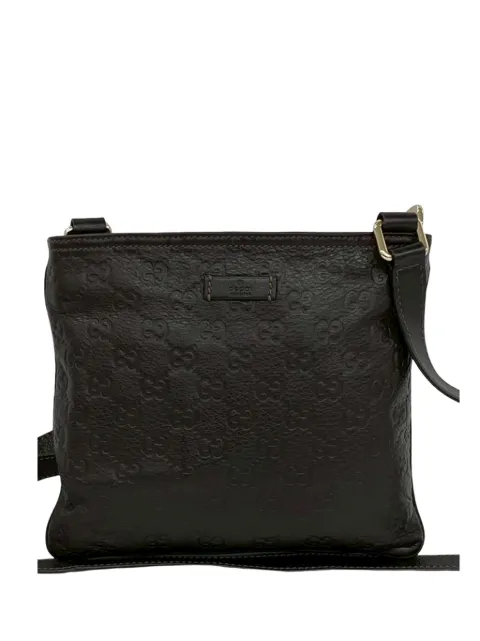 Gucci Pre-Owned 2000-2015 Guccissima Messenger Bag crossbody bag Brown CK1MSMTWDH4FE55P