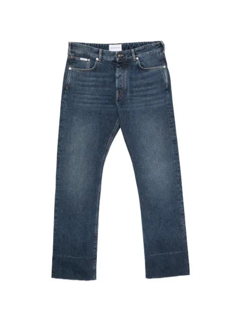 Givenchy faded-wash raw-cut jeans Blue BM51SG5YDS